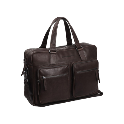 Immagine di The Chesterfield Brand Leather Laptop Bag Brown Misha