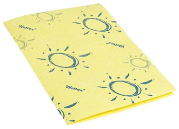 Afbeelding van Vileda sponsdoek Wettex Soft, geel, pak van 10 stuks reinigingsdoekjes