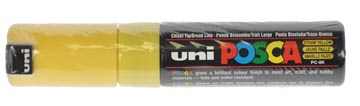 Afbeelding van uni ball Paint Marker op waterbasis Posca PC 8K strogeel paintmarker
