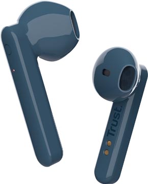 Afbeelding van Trust Primo Touch Bluetooth Draadloze Oortjes, Blauw Oortjes