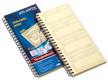 Afbeelding van Terugbelboek Atlanta 74x128mm 400 notities 100vel