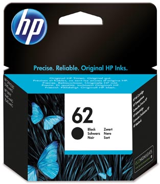 Afbeelding van HP 62 (C2P04AE) Inktcartridge Zwart