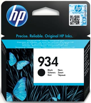 Afbeelding van HP 934 (C2P19AE) Inktcartridge Zwart