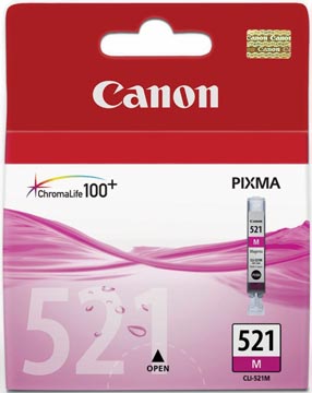 Afbeelding van Canon CLI 521M Inktcartridge Magenta