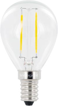 Afbeelding van E14 Kogel LED Lamp Extra Warm Wit (2700K) 2 Watt, vervangt 25W Halogeen Integral