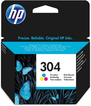 Afbeelding van HP 304 (N9K05AE) Inktcartridge 3 kleuren