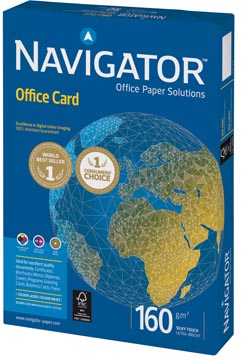 Afbeelding van Kopieerpapier Navigator Office Card A4 160gr wit 250vel