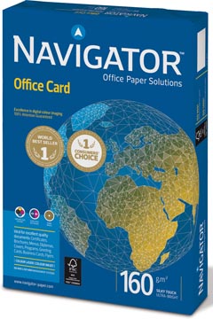 Afbeelding van Kopieerpapier Navigator Office Card A3 160gr wit 250vel