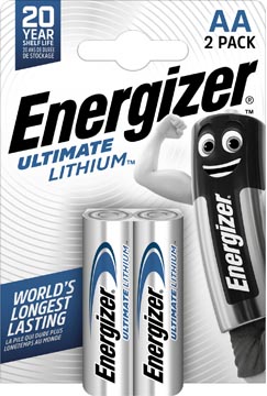 Afbeelding van Energizer AA Batterij L91 2 2stuk(s) 1.5V 7638900262636