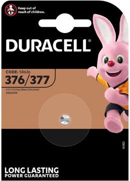 Afbeelding van Duracell Knoopcel Batterij D377 1stuk(s) 1.55V 0.028Ah 5000394062986
