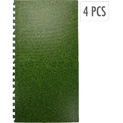 Afbeelding van Vloertegels grasprint 60x60 cm, 4sts