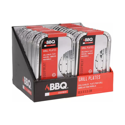 Afbeelding van Barbecue grillschalenset aluminium 5 stuks 18,5 x 11,5 1 cm