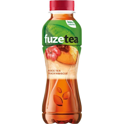 Afbeelding van Fuze Tea Black Peach Hibiscus PET fles 12x40 cl