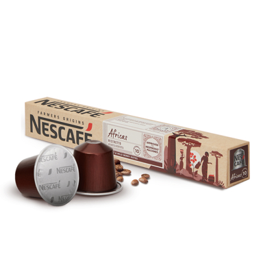 Afbeelding van Nescafe Farmers Origin Africas Ristretto 10 cups Nespresso compatibel