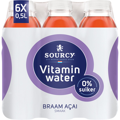 Afbeelding van Vitaminwater Braam Acai 6x0,5l