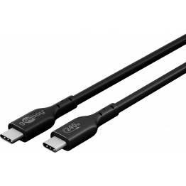 Afbeelding van USB C naar kabel 1 meter 2.0 (480 Mbps, Vertind koper, Power Delivery, 240 W)