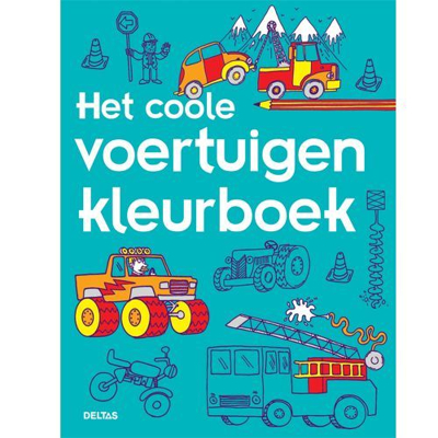 Afbeelding van Het coole voertuigen kleurboek