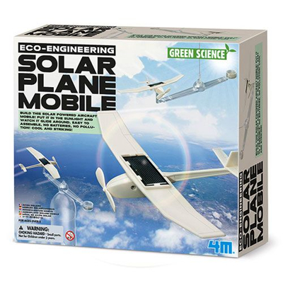 Afbeelding van 4M KidzLabs Bouwpakket Solar Plane Mobile