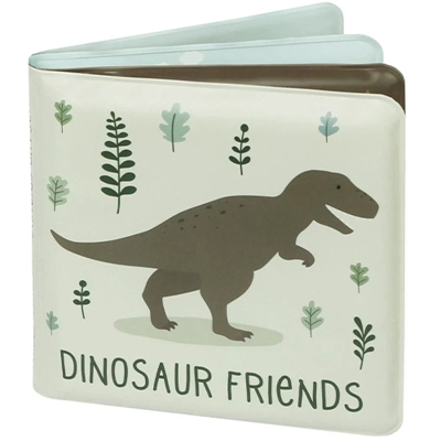 Afbeelding van A little lovely company badboekje dinosaur friends