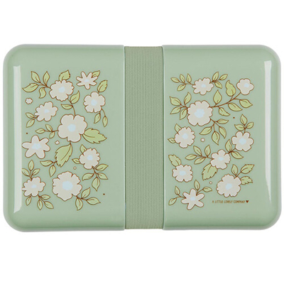 Afbeelding van A Little Lovely Company Lunch Box Blossoms Sage