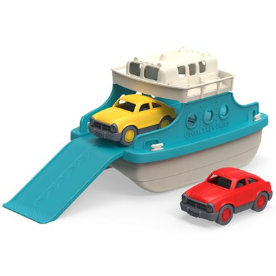 Afbeelding van Green Toys Veerboot Met Auto&#039;s Blauw