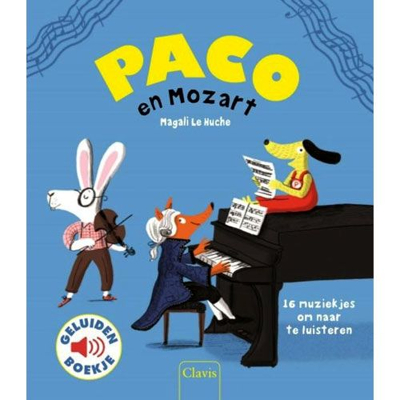 Afbeelding van Uitgeverij clavis geluidenboek paco en mozart