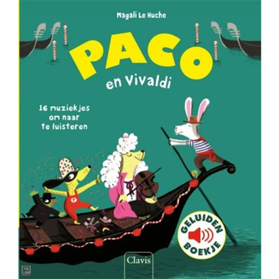 Afbeelding van Uitgeverij clavis geluidenboek paco en vivaldi