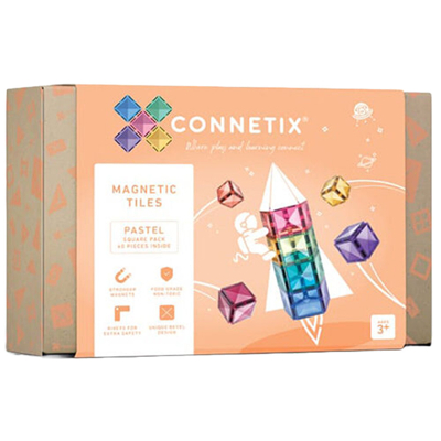 Afbeelding van Connetix magnetische tegels pastel square pack 40st