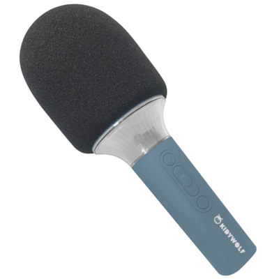 Afbeelding van Kidywolf karaoke microfoon blauw