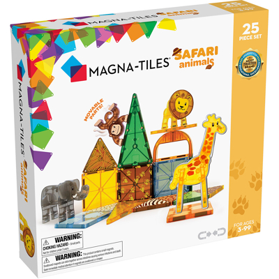 Afbeelding van Magna tiles magnetische tegels safari animals 25st