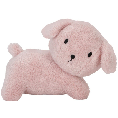 Afbeelding van Nijntje fluffy knuffelhond snuffie roze 25 cm