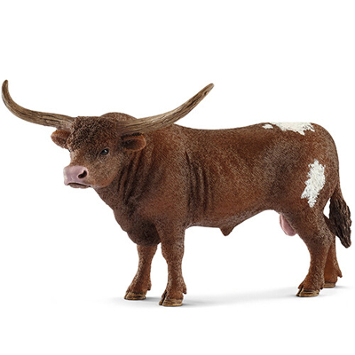 Afbeelding van Schleich farm world texas longhorn stier 14 cm