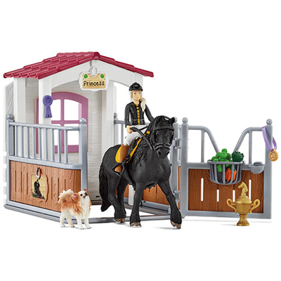 Afbeelding van Schleich horse club paardenbox tori en princess