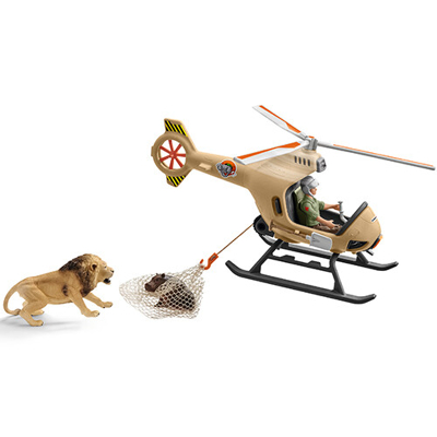 Afbeelding van Schleich wild life reddingshelikopter dieren