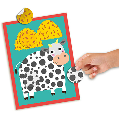 Afbeelding van Ses creative knutselset dierenprint stickers