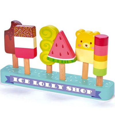Afbeelding van Tender leaf toys ijswinkel met 6 ijsjes