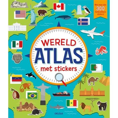 Afbeelding van Deltas Wereldatlas met stickers