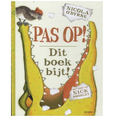 Afbeelding van Uitgeverij gottmer kartonboekje pas op! dit boek bijt!