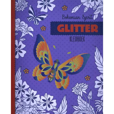 Afbeelding van Kleurboek Interstat Glitter Bohemian spirit