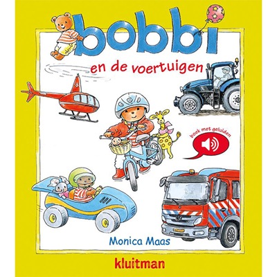 Afbeelding van Uitgeverij kluitman geluidenboek bobbi en de voertuigen