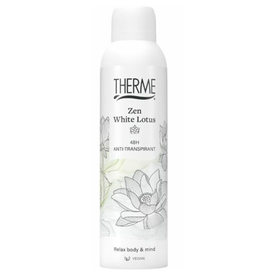 Afbeelding van 1+1 gratis: Therme Anti Transpirant Zen White Lotus 150 ml