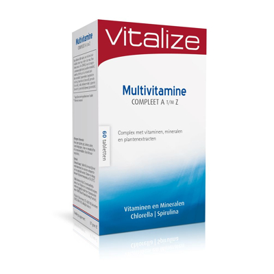 Afbeelding van Vitalize Multivitamine Compleet A Z Tabletten 60st