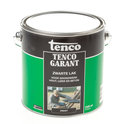 Afbeelding van Tenco Tencogarant Zwarte Lak 2,5 liter Buiten onderhoud