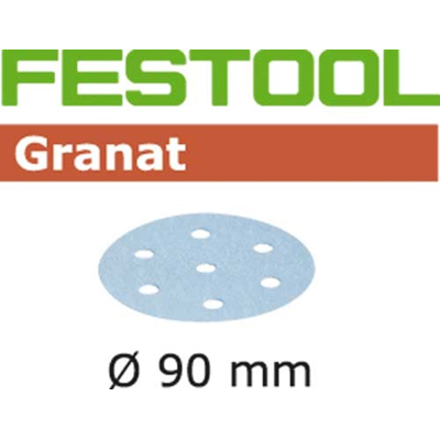 Afbeelding van Festool schuurschijf Granat dia 90mm/6 K180 (100st)