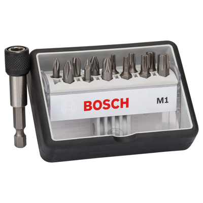Afbeelding van Bosch 12+1 delige bitset robust line m1 extra hard