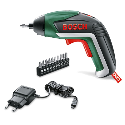 Afbeelding van Bosch IXO V Basic 3.6V Li Ion accu schroefmachine set (1.5Ah ingebouwd) in tinnen giftbox 06039A8000
