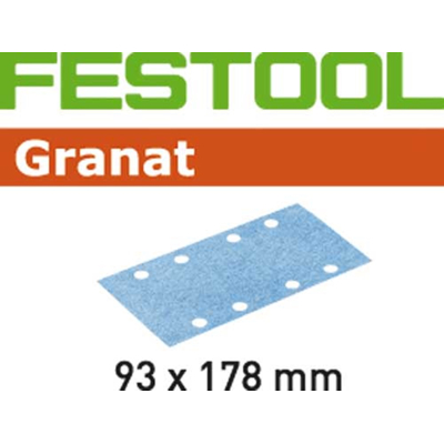 Afbeelding van Festool schuurpapier Granat 93x178mm K120 (100st)