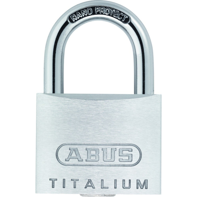 Afbeelding van ABUS Hangslot titalium 35mm aluminium/beugel gehard staal met NANO Protect (Verpakt in blister)