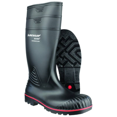 Afbeelding van Dunlop Acifort laars Heavy Duty S5, maat 42, Dunlop, Zwart Geschikt voor Veehouderij