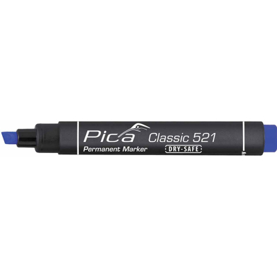 Afbeelding van Pica 521/41 permanent marker 2 6mm beitel blauw